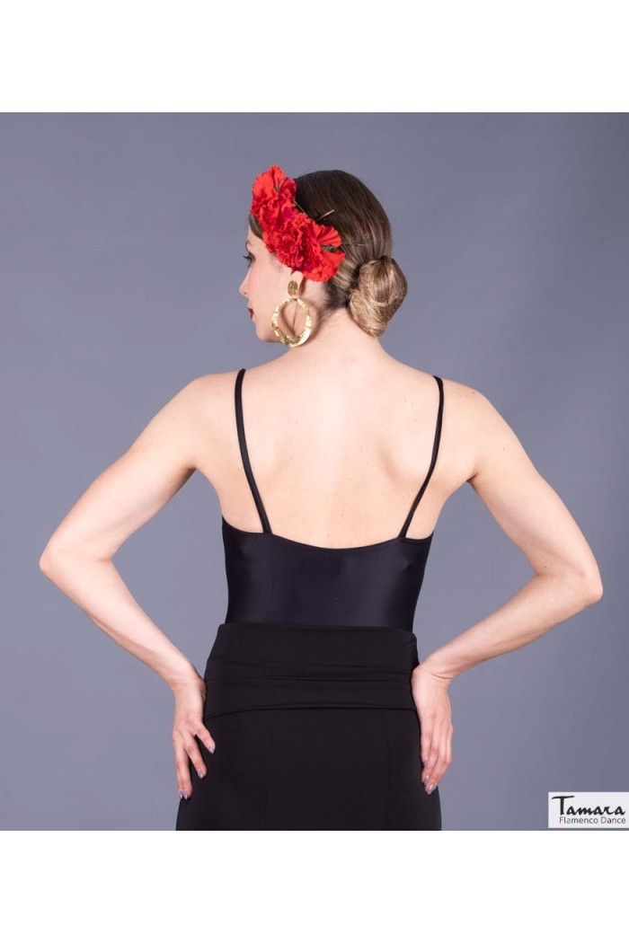 Body/Camiseta flamenca MUJER modelo Body flamenco Tronio - Lycra Rojo