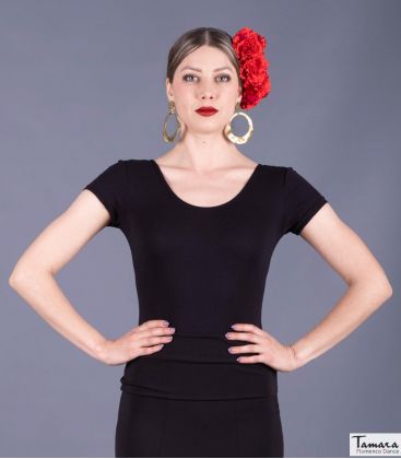 bodyt shirt flamenco woman by order - - Tamara (short sleeved) - Poliamide Body