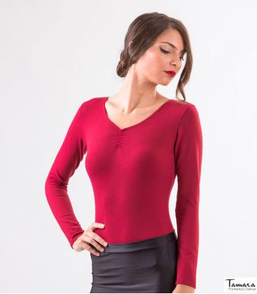 bodyt shirt flamenco woman by order - - Body Lucena Long sleeve - Suplex
