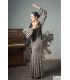 flamenco dance dresses woman by order - DaveDans - Lei Flamenco Dress - Elastic knit