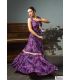 flamenco skirts for woman by order - Falda Flamenca TAMARA Flamenco - Tagua - Elastic knit