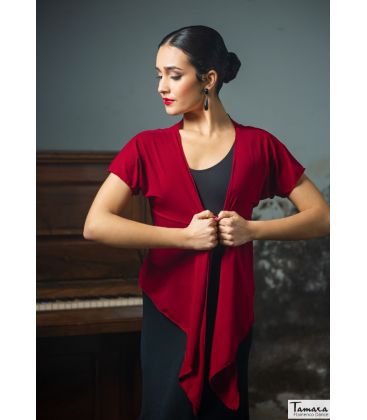 bodycamiseta flamenca mujer bajo pedido - Maillots/Bodys/Camiseta/Top TAMARA Flamenco - Cardigan Hiba - Punto elástico