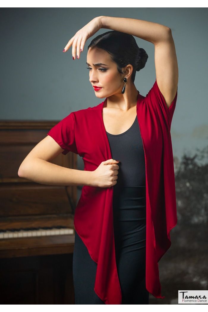  Body/Camiseta flamenca MUJER model Cardigan Hiba - Elastic knit Black