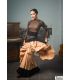 faldas flamencas mujer bajo pedido - Falda Flamenca DaveDans - Falda Osorno - Punto y tul elástico