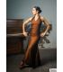 bodyt shirt flamenco femme sur demande - Maillots/Bodys/Camiseta/Top TAMARA Flamenco - T-shirt Mostazal - Tricot élastique