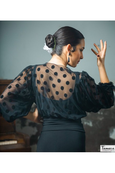 Body/Camiseta flamenca MUJER modelo Body Bulnes - Tul y terciopelo 