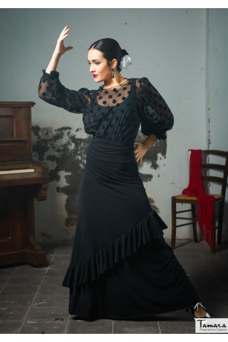 Faldas flamencas MUJER modelo Falda flamenco Tanguera - Punto elástico 