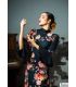flamenco dance dresses woman by order - DaveDans - Andes Flamenco Dress - Elastic knit