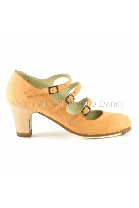 Chaussures professionnelles de flamenco Begoña Cervera modèle Chaussures de flamenco 3 Correas 