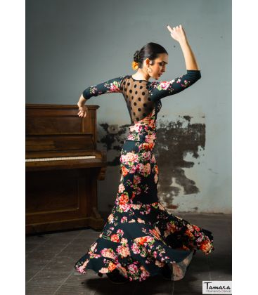 jupes de flamenco femme sur demande - Falda Flamenca DaveDans - Jupe flamenco Maule - Tulle et point élastique