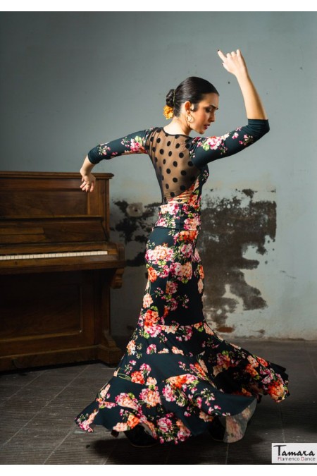  Flamenco skirts WOMAN model Flamenco skirt Maule flamenco skirt - Tulle and elastic knit 