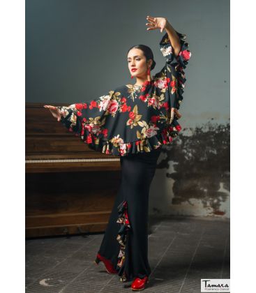 bodycamiseta flamenca mujer bajo pedido - Maillots/Bodys/Camiseta/Top TAMARA Flamenco - Top Batuco - Crep