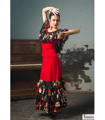 bodycamiseta flamenca mujer bajo pedido - Maillots/Bodys/Camiseta/Top TAMARA Flamenco - Top Maipo - Crep