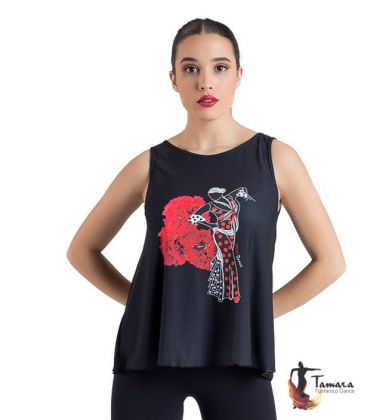 bodyt shirt flamenco femme sur demande - - T-shirt flamenca - Desing 15