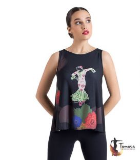 bodyt shirt flamenco woman by order - - T-shirt flamenca - Desing 17
