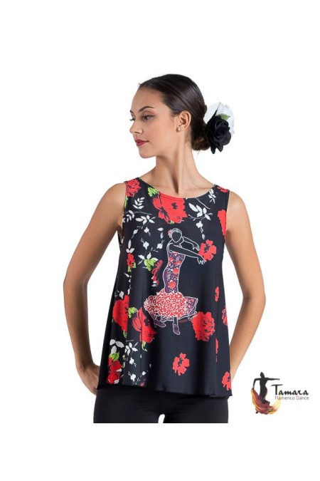 Body/Camiseta flamenca MUJER modelo Camiseta flamenca - Diseño 22 