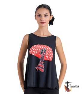 bodyt shirt flamenco woman by order - - T-shirt flamenca - Desing 18