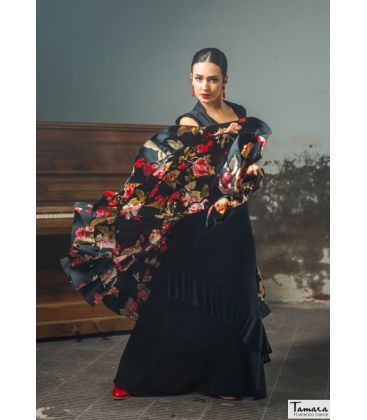 bodycamiseta flamenca mujer bajo pedido - Maillots/Bodys/Camiseta/Top TAMARA Flamenco - Top flamenco Tuna - Punto elástico / koshivo