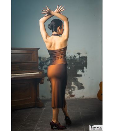 faldas flamencas mujer en stock - Falda Flamenca TAMARA Flamenco - Bengala Estampada - Punto elástico (En stock)