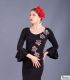 bodycamiseta flamenca mujer bajo pedido - Maillots/Bodys/Camiseta/Top TAMARA Flamenco - Camiseta Primavera - Punto elástico