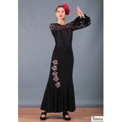 Armoire flamenco Outlet modèle Jupe Primavera - Tricot élastique Noir