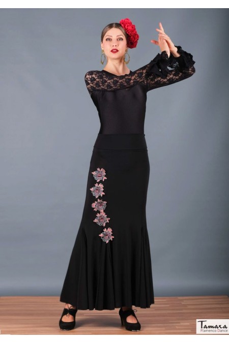 Armoire flamenco Outlet modèle Jupe Primavera - Tricot élastique Noir