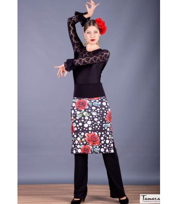 faldas flamencas mujer en stock - - Falda-Pantalón Huelva - Punto Elastico (En stock)