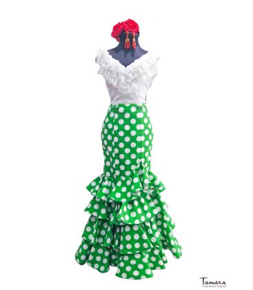 blouses et jupes de flamenco en stock livraison immédiate - Vestido de flamenca TAMARA Flamenco - Jupe flamenco Taille 32 - Villamartin
