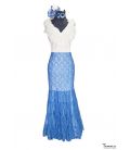Falda flamenca Talla 38 - Candil Azul