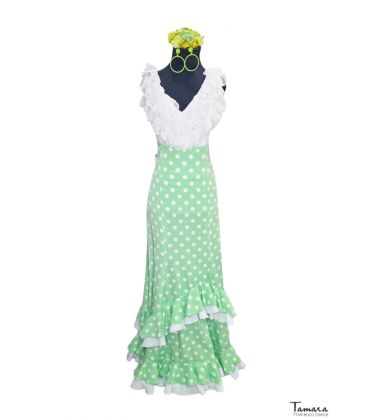 faldas y blusas flamencas en stock envío inmediato - Vestido de flamenca TAMARA Flamenco - Falda flamenca Talla 38/40 - Eri