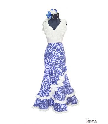 blouses et jupes de flamenco en stock livraison immédiate - Vestido de flamenca TAMARA Flamenco - Jupe flamenca Taille 40 - Primavera