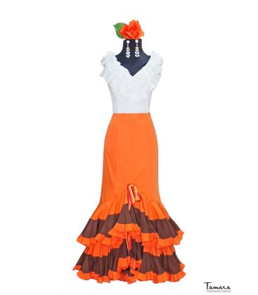blouses and flamenco skirts in stock immediate shipment - Vestido de flamenca TAMARA Flamenco - Flamenca skirt Size L