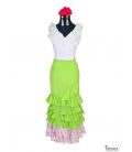 Flamenca skirt Size 36 - Pistacho