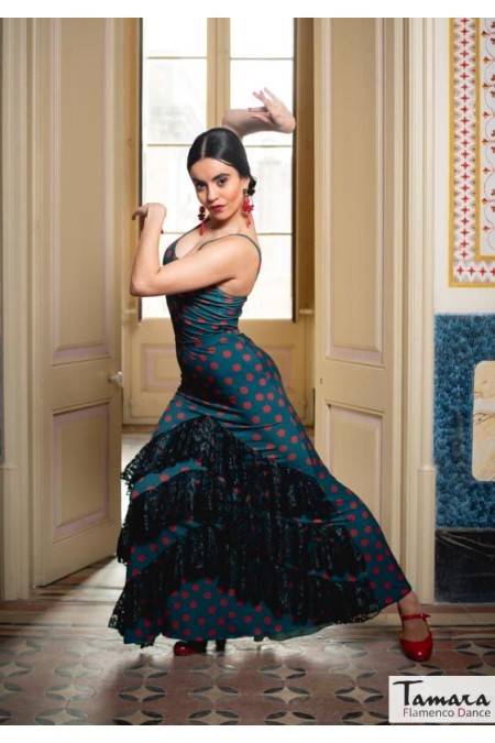  Flamenco skirts WOMAN model Flamenco skirt Santafe - Elastic knit 