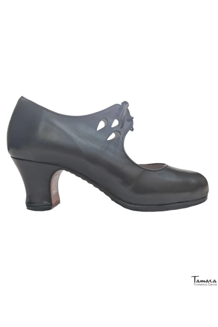 Zapatos de flamenco Profesionales Tamara modelo Zapatos de flamenco Jaleo Negro