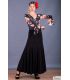 bodyt shirt flamenco woman by order - Maillots/Bodys/Camiseta/Top TAMARA Flamenco - Celia body - Elastic knit print