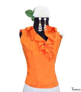 faldas y blusas flamencas en stock envío inmediato - Vestido de flamenca TAMARA Flamenco - Camisa flamenca - Talla P (38)