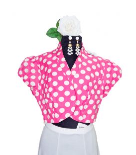 blouses and flamenco skirts in stock immediate shipment - Vestido de flamenca TAMARA Flamenco - Flamenco shirt - Size L (48)
