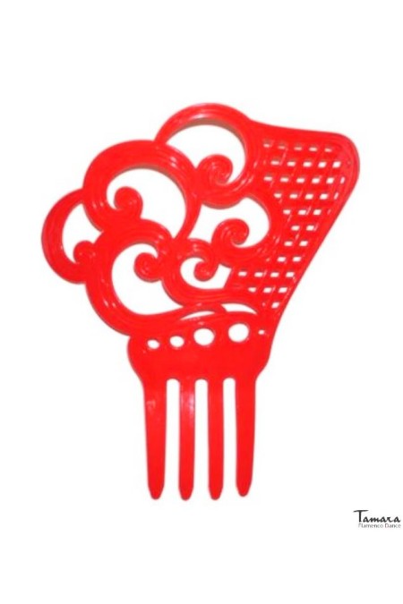  Flamenco Combs model Flamenco comb Design 3 - Plastic 20.5x20 cm Indigo