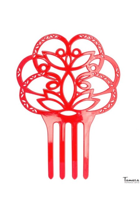 Peignes flamenco modèle Peigne flamenco 2 - Pasta 17 cm Rouge