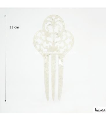 flamenco combs customisable - - Small Comb Nolina - Mother of Pearl