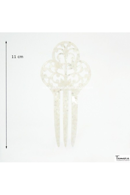  Flamenco Combs model Small Comb Nolina - Mother of Pearl Classic Mother-of-pearl
