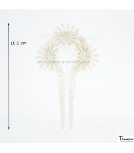 flamenco combs customisable - - Small Comb 38 - Mother of pearl
