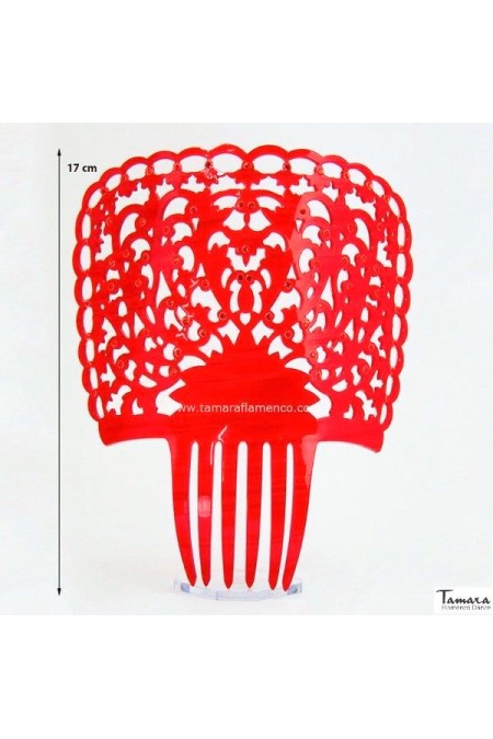 Peinetas de flamenca modelo Peina 10 - Nácar con piedras Nacar Clasico