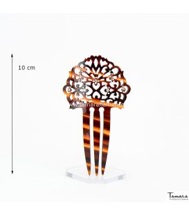 flamenco combs customisable - - Small Comb 37 - Mother of pearl with gemstones