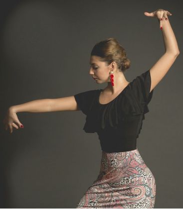 bodyt shirt flamenco femme sur demande - Maillots/Bodys/Camiseta/Top TAMARA Flamenco - Top Carlo