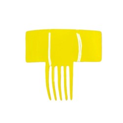 Outlet Complementos flamencos modelo Peina flamenca Diseño 3Peq - Acetato 10x11.5 cm Morado