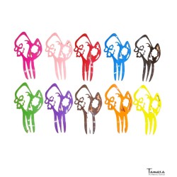 Peinetas de flamenca modelo Peina flamenca Diseño 26 - Plastico 22.5x12.5 cm Negro