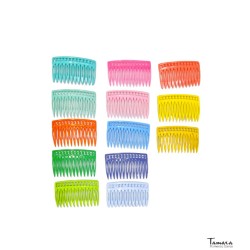 Peignes flamenco modèle Peigne flamenco Design 31 - Plastique 5.5 x 3.5 cm Bleu clair