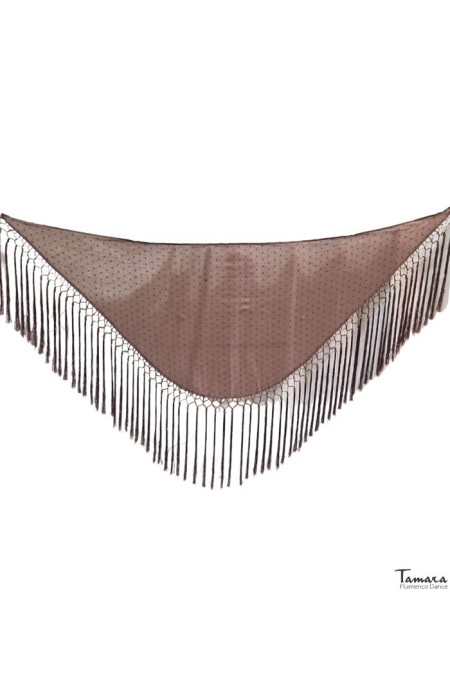 Fair shawl Plain/printed/lace shawl model Small Shawl Plumeti Women - Brown